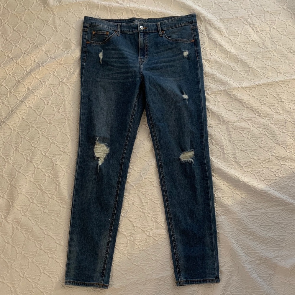 Ripped Light Blue Jeans